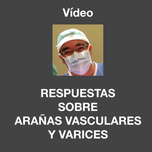 Respuestas sobre arañas vasculares y varices